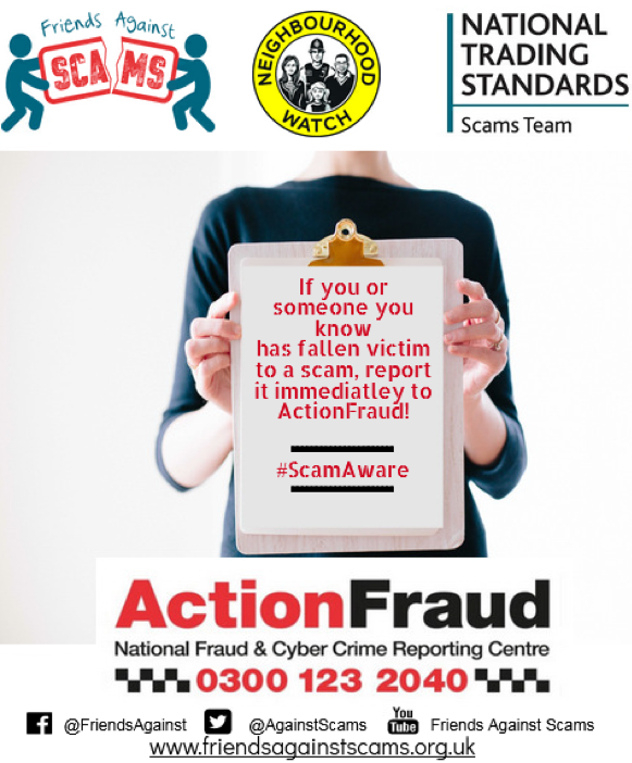 Neighbourhood Watch have partnered with Friends Against Scams to help raise awareness of scams throughout the <a href="/N_Watch/">Neighbourhood Watch</a> network. Help to protect our communities today and complete the 20 minute online training session.
FriendsAgainstScams.org.uk/elearning/Neig…
#ScamAware