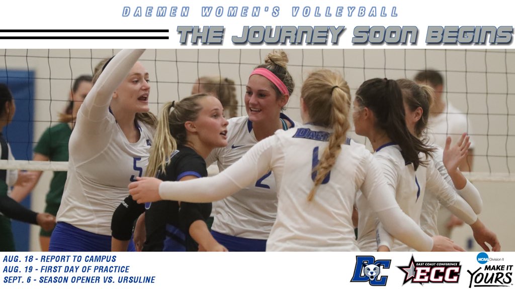 DaemenWVB's tweet photo. We start in 2 weeks! #dcvb #earnednotowned https://t.co/ZJvyNJBpJq