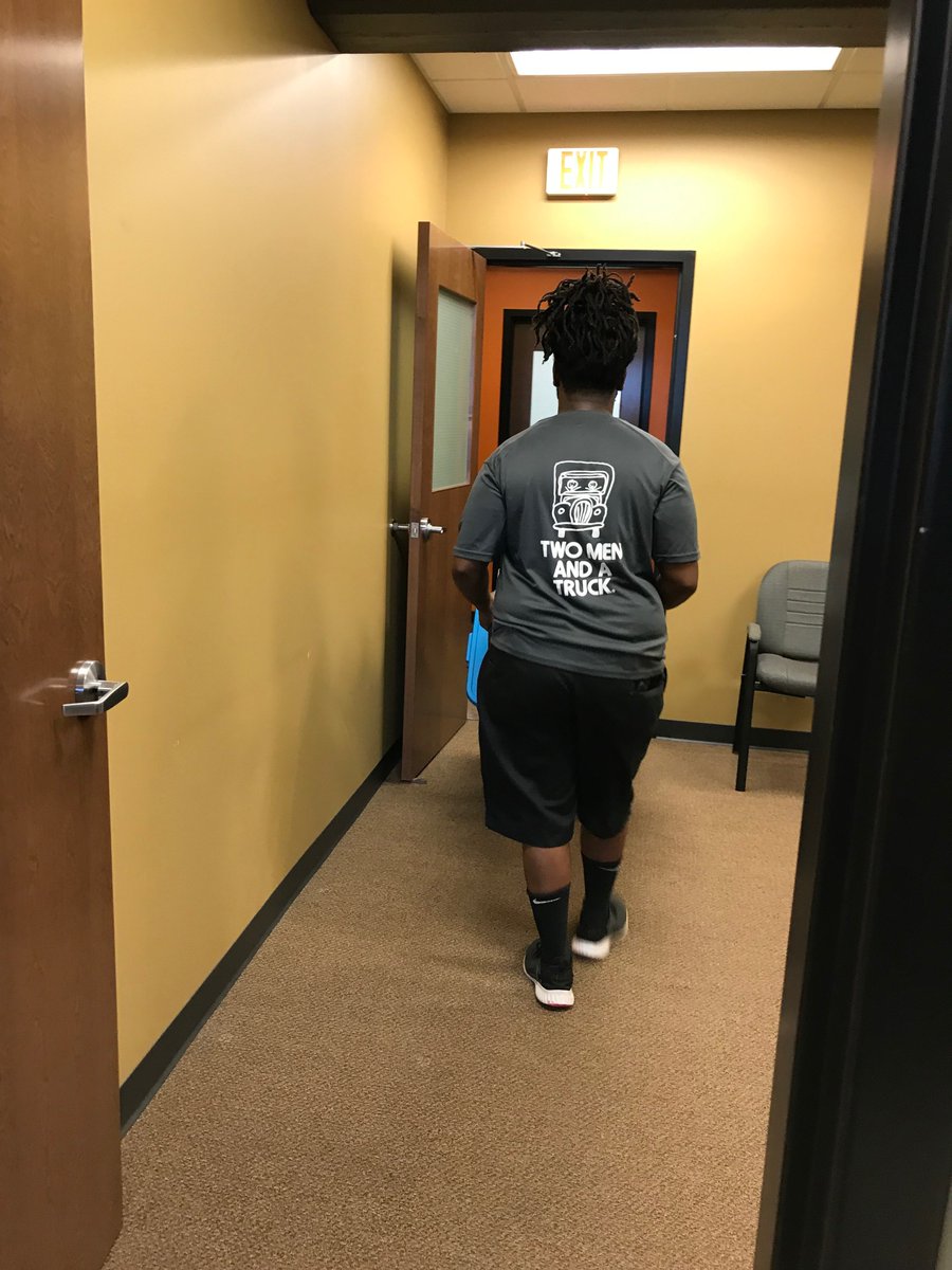 Davies_Project's tweet photo. When Pam moved into the Armory, everything fit in her mini-van and was carried by her 2 sons. Today,  @TMTLansing - really 4 men and 2 trips moved everything over to the Firehouse. It was a hot and sweaty day. Thanks so much! https://t.co/Mlizi8CFLS