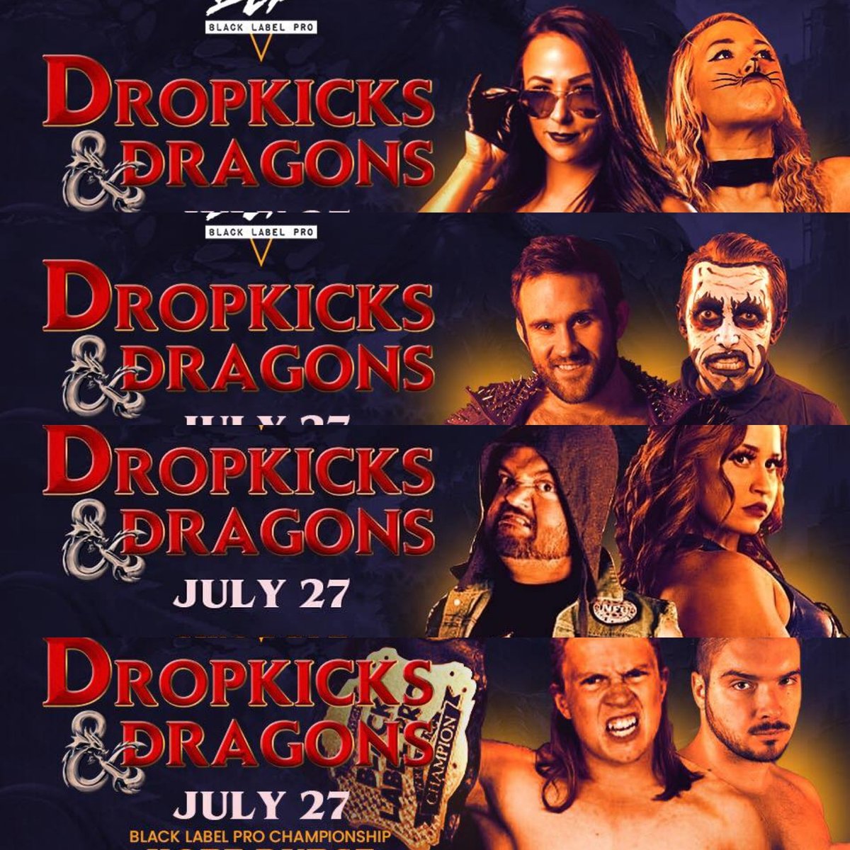 smartmarkvideo's tweet photo. Now available from @BLabelPro
Dropkicks & Dragons
#BLPDND
@OfficialEGO v @kobedurst
@TenilleDashwood v @meowdyxyall
@JordynneGrace v @wwehornswoggle
@EFFYlives v @DanhausenAD
+more
BR/DVD: https://t.co/98VkLnnZt5
MP4: https://t.co/Bak9jERQq3
VOD: https://t.co/kSu2LDHfQj https://t.co/i6kuCTTMct