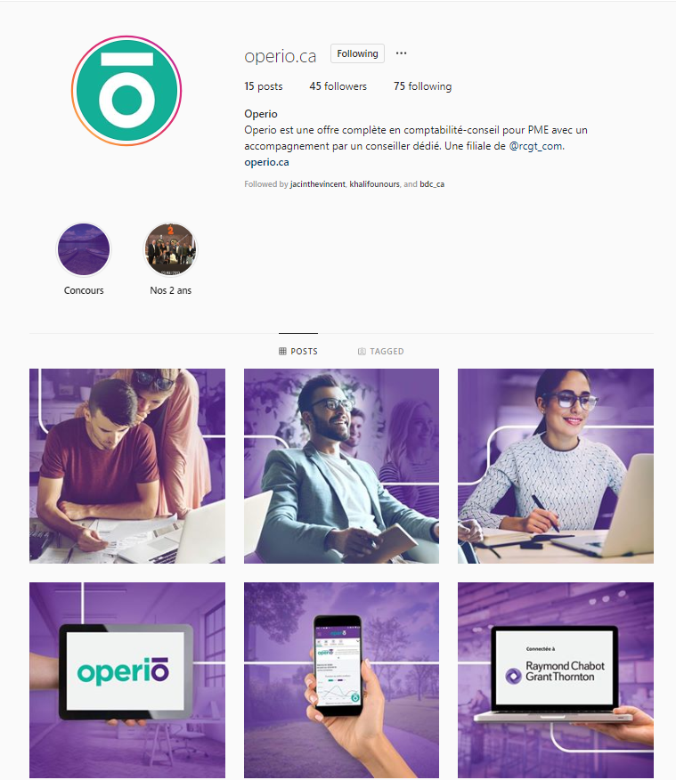 operio_ca's tweet photo. On vient de lancer notre compte #Instagram, donnez-nous un peur d'amour 💕https://t.co/NMg5sWY3Ty 
#pme #Entrepreneur #comptabilite https://t.co/02ESn5kCJW