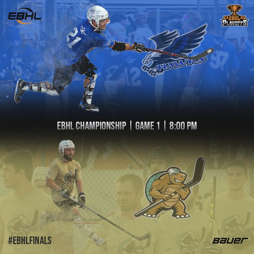 Evesham_Hockey's tweet photo. Bellmawr Hawks v Evesham Tortugas game 1 of the EBHL Championship is tonight!! Tune it at 8PM on Facebook live or come to the Marlton Rinks to watch https://t.co/NjlBmSSSD7