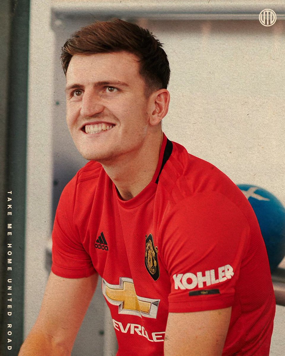TnTOfficialSC's tweet photo. Welcome @HarryMaguire93 our new #5. #ManUnitedCaribbean #keepgrinding #UnitedFamilyUnited #ManUtdSC #MUSC #manchesterunited #MUFC #GGMU #PremierLeague #OleOleOle #Oleatthewheel #transferwindow #TransferNews #davesaves #MUFCTour2019 #MUTOUR #ICC2019 #MondayMotivation https://t.co/pPMg8CosTX
