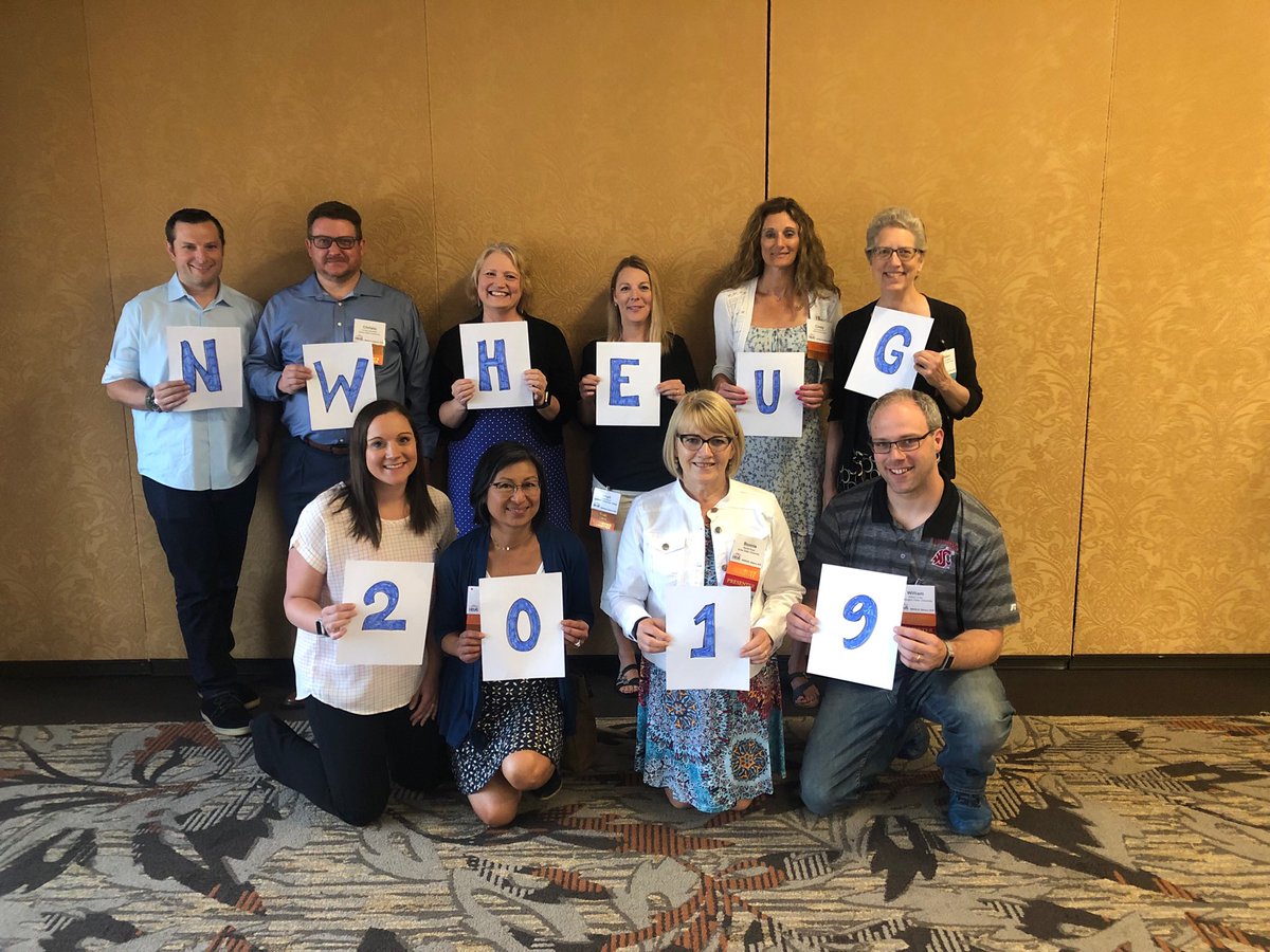 The #NWHEUG 2019 conference committee welcomes everyone to the 3rd annual regional conference!! ⁦⁦<a href="/heug/">HEUG</a>⁩