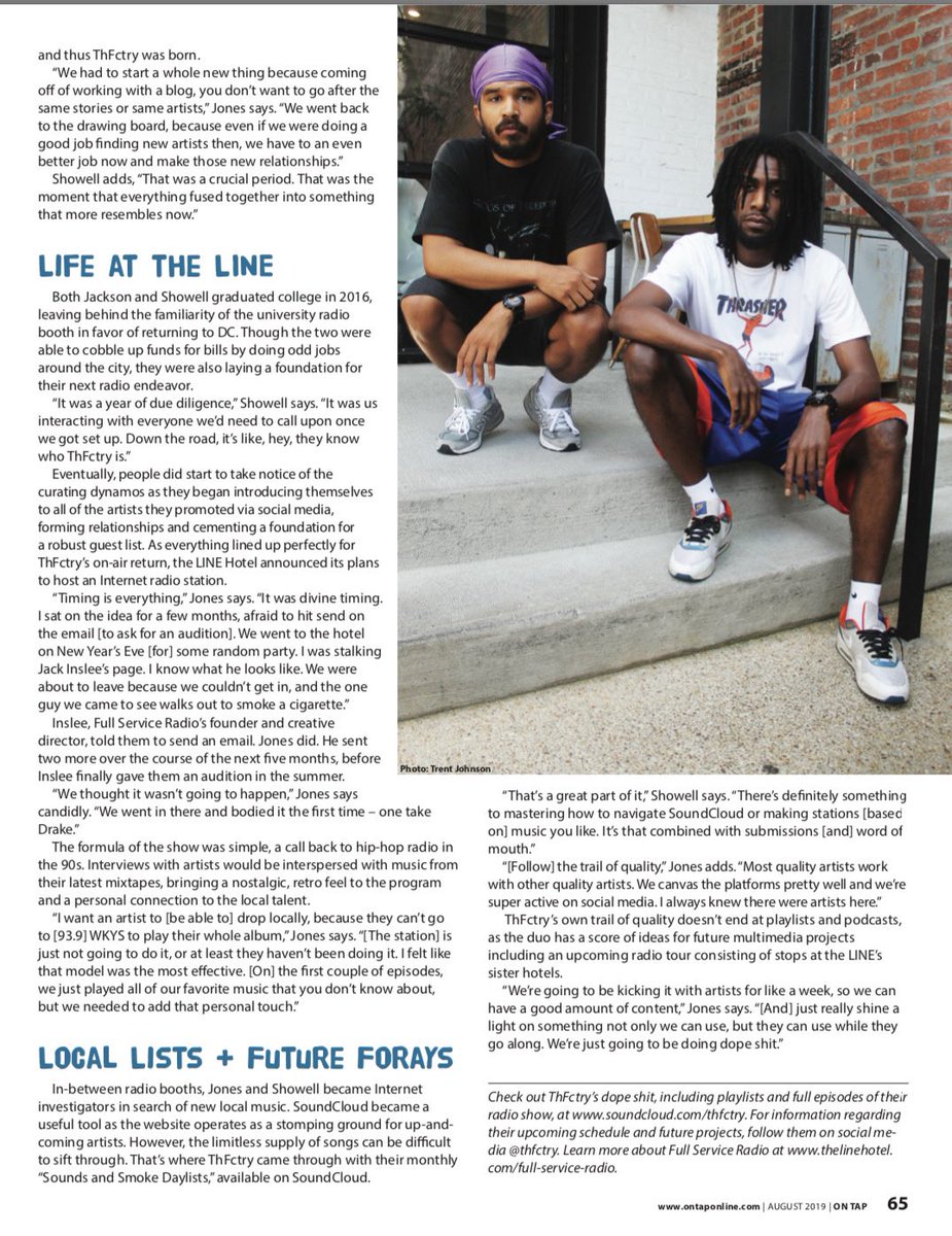 thfctry's tweet photo. We’re super proud to be featured in the latest issue of @ontapmagazine. We got a chance to tap in about how we got started, how much the DMV scene means to us, and what’s next to come.

Now available now online &amp; in print. 

Thanks for all the support 🖤
https://t.co/0296dCBfaN https://t.co/A0gNuhE0WV
