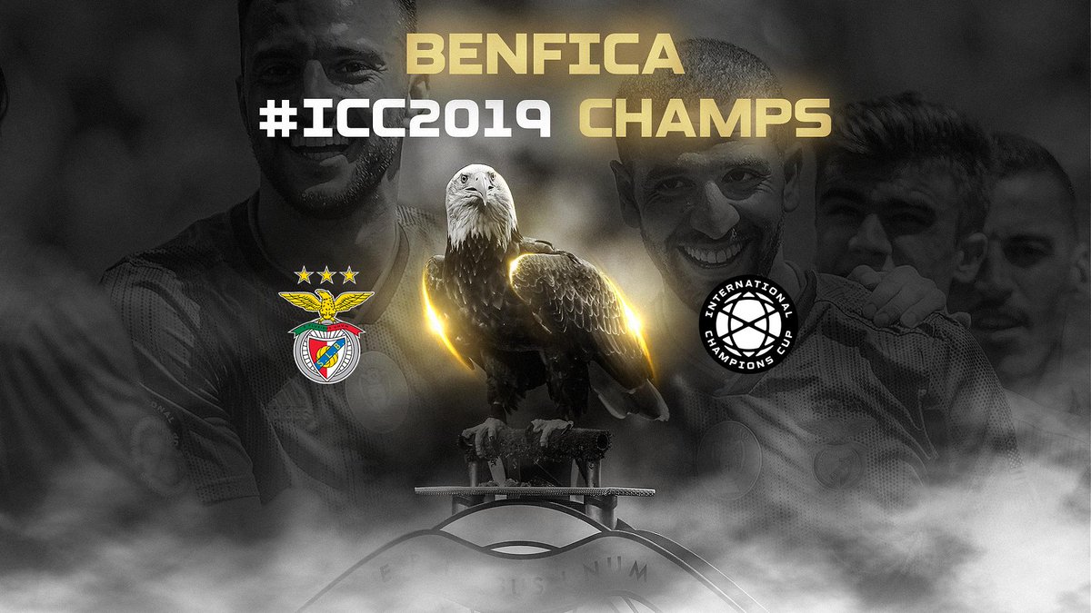 🦅 @SLBenfica are officially #ICC2019 Champions! 🏆 It’s trophy number 88 (domestic + international) for #Benfica, and their first international title since 1962! #ChampionsMeetHere #SLBenfica #WeAreBenfica