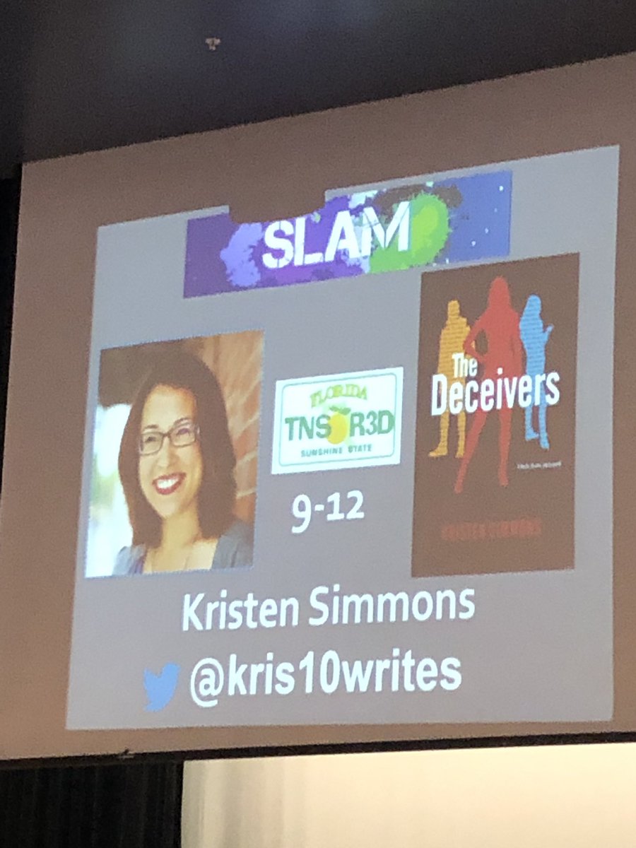 Hey Tigers! Guess who has something to say at SLAM this year?   @ashleyhblake , @andominguez and @kris10writes !   You could be meeting these awesome authors next March!   Thanks to @hubofschool for an awesome line up!   Can’t wait!!
