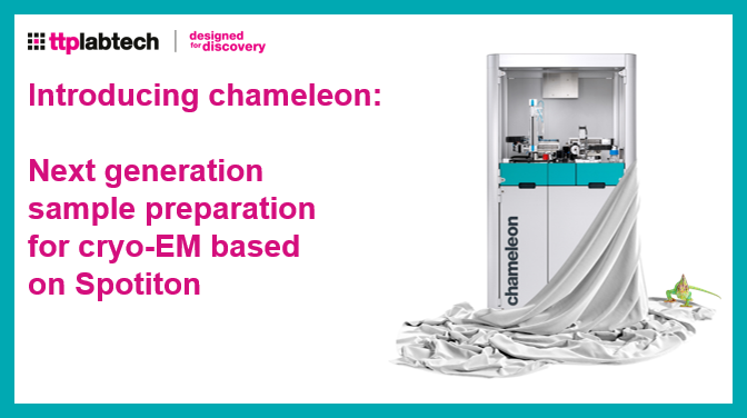 SPTLabtech's tweet image. Introducing… chameleon! Our new automated instrument for #cryoEM - a rapid and efficient path to quality frozen grids. ow.ly/vTri30pePdN
#ProteinCrystallization #StructuralBiology #MM2019Portland