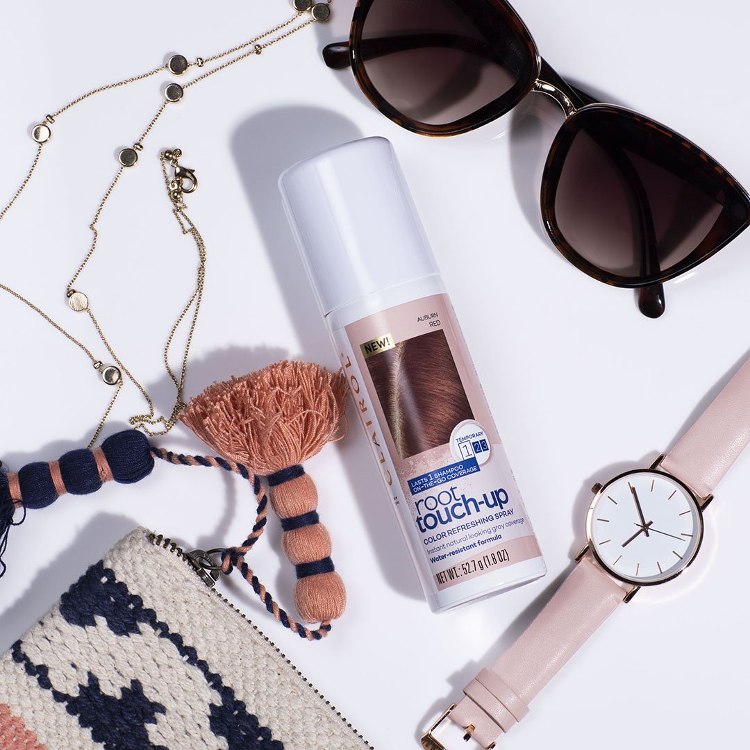 ClairolColor's tweet photo. Touch up and go girl 🏃♀️ Keep your color looking fresh with our Root Touch-Up Spray, lasts until your next shampoo!
.
.
.
#Clairol #RootTouchUp #GrayCoverage #Hairdye #DIYHair #Hair #RootSpray #EndOfSummer https://t.co/URF0W9rD7Y