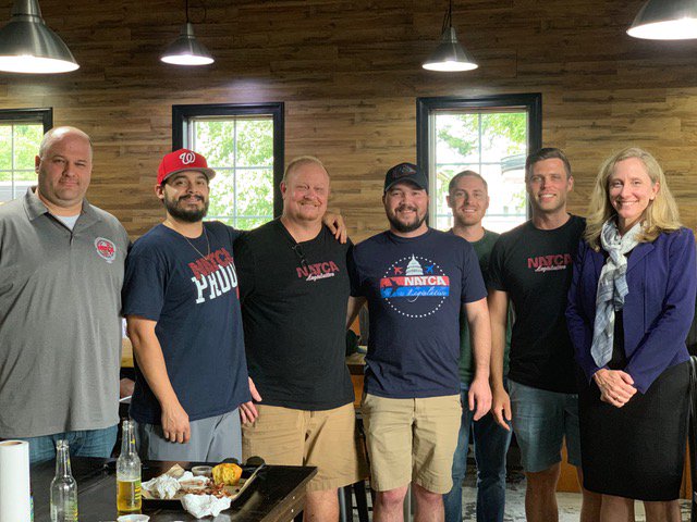 This past Tuesday, Brian Shmelzel (VA State Legislative Coordinator), Fabian Ramirez (HEF Legislative Coordinator), and PCT members Robert Robinson, Jonathan Blackwell, Nick Carmel, and Josh Wilson attended a town hall in Culpeper with Representative Abigail Spanberger, VA-07.