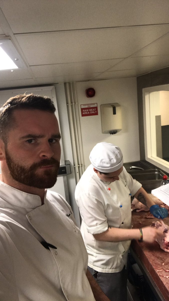 ChefCGodfrey's tweet photo. Getting @chefAhellowell ready for the #GRADAWARDS #CGC @Craft_Guild #CGCGRADAWARDS https://t.co/vMKUTkJKsM