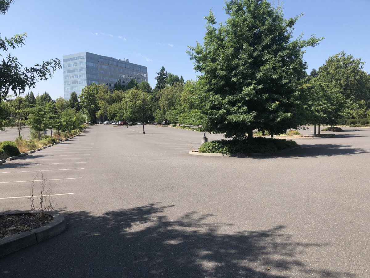 BizballMaury's tweet photo. This is the true wild card for the Lloyd Center site. There is a theater and overflow parking across from the mall. Eyeballing it itโs probably close to 30 acres. Mall owners have closed off the parking and theater on life support. Condos were planned here. #MLBToPortland https://t.co/m09N9trOhM