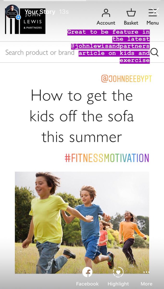 JohnBeebyPT's tweet photo. Great to be featured in this weeks article for @jlandpartners #kids #health #fitness #journo https://t.co/M9X9evoaba