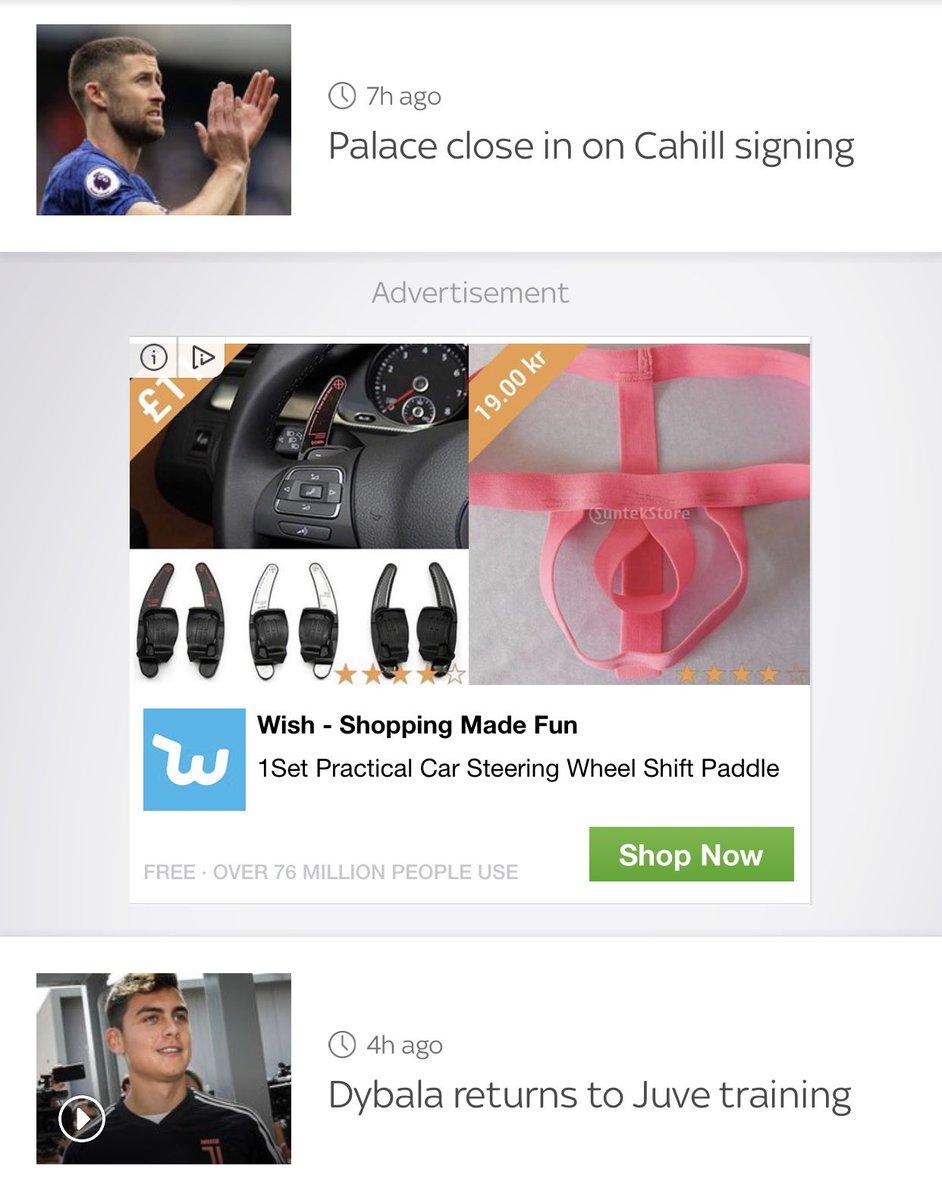 These retargeting campaigns obviously have no idea about what I’ve been looking at - my car doesn’t even have paddle shift...

#DigitalMarketing #Advertising #Pixel