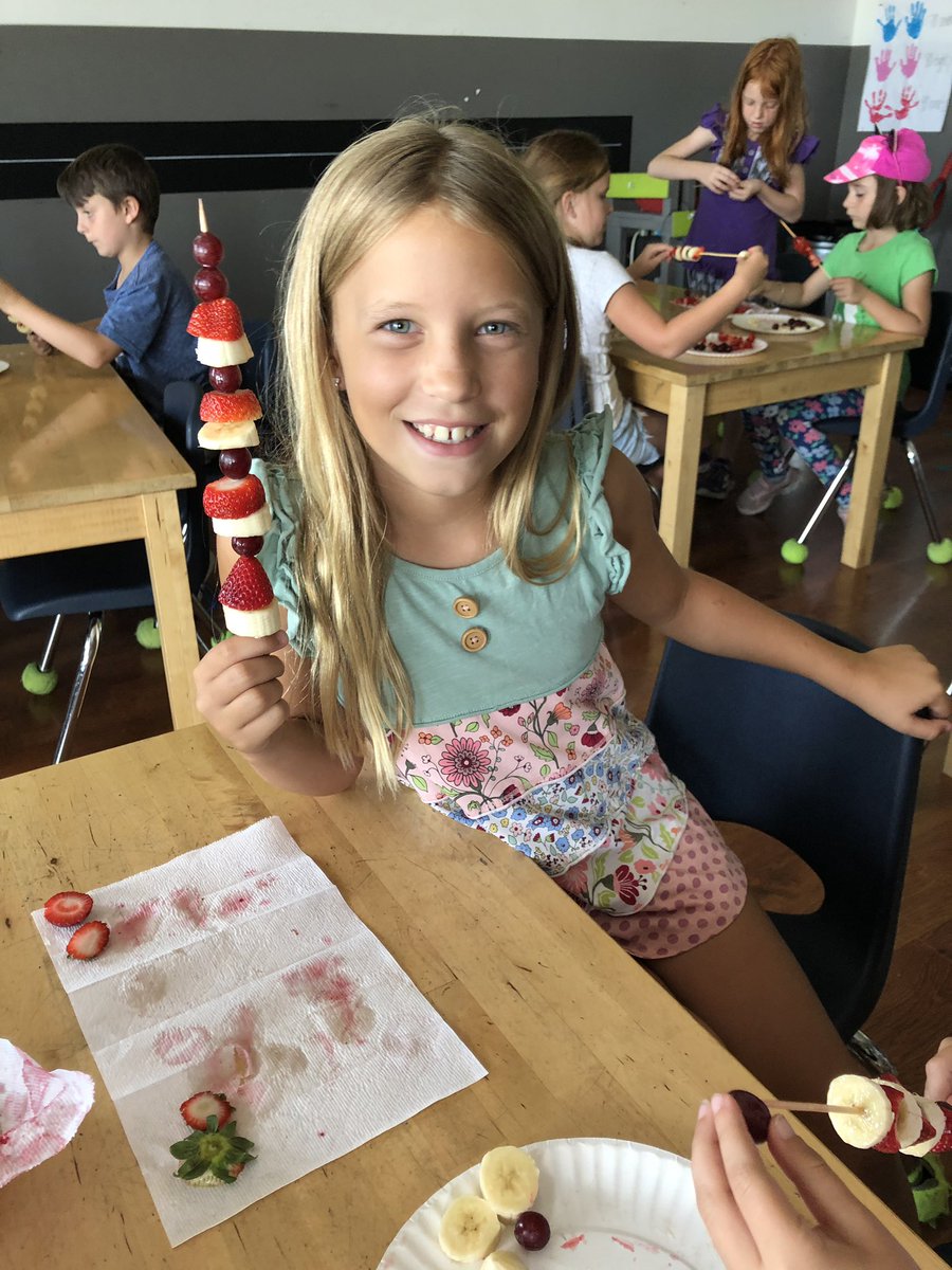 LPS_Summer's tweet photo. Day 1 of Cooking Camp consisted of making yummy snacks! Lots of smiles today! 😄 https://t.co/11XJ97lJat