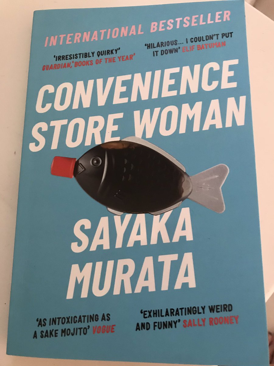 SusiePhillipsB3's tweet photo. Picked up this little gem from @ImaginedThings bookshop in Harrogate at the weekend. Brilliant story, quirky book and dare I say the main character is a little reminiscent of Eleanor Oliphant (if she worked in a Japanese convenience store😆) https://t.co/05ON0n7F35