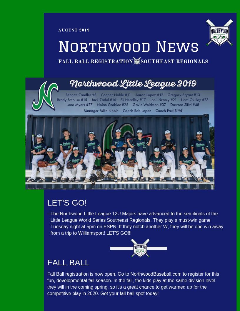 We have…quite a bit of news.