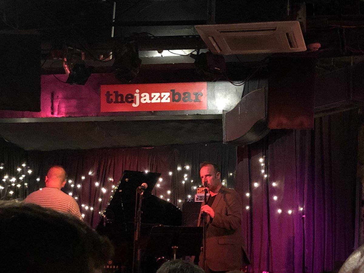 monasiddiqui7's tweet photo. Thanks to @ZuhayrSiddiqui for thinking I am cool enough to go with him to #jazzbar @AssemblyFest to listen to #briankellock and #colinsteele playing #dukeellington #louisarmstrong - fantastic! https://t.co/SJjr6pihJH