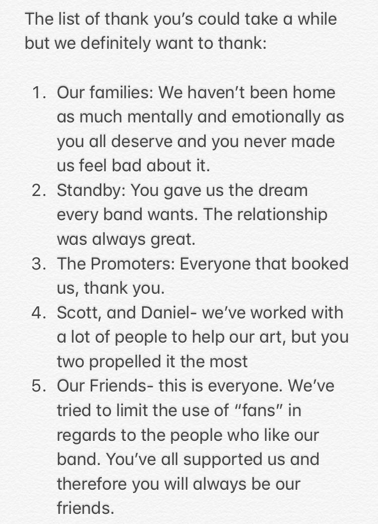 OffendedBand's tweet photo. We love every single one of you: https://t.co/4g0nuXNuJJ