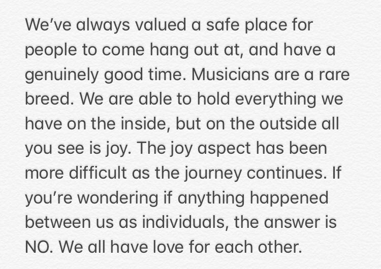 OffendedBand's tweet photo. We love every single one of you: https://t.co/4g0nuXNuJJ