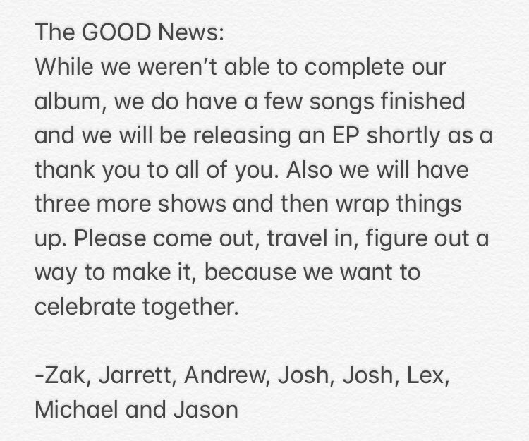 OffendedBand's tweet photo. We love every single one of you: https://t.co/4g0nuXNuJJ