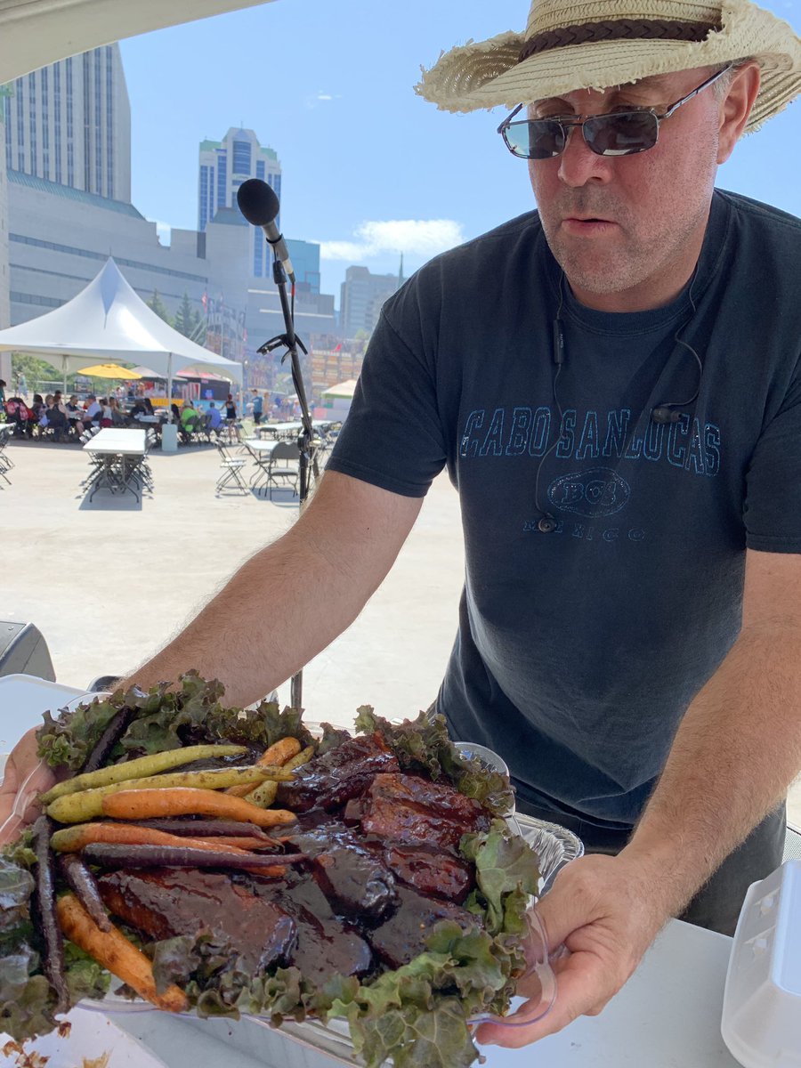 #wegotthemeat wow ... loving our time judging at #Ribfest <a href="/1310NEWS/">1310 NEWS</a>