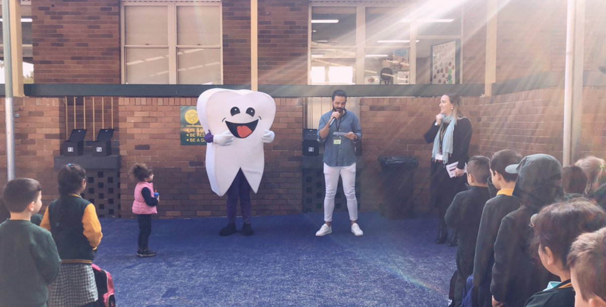 Teeth On Wheels came to visit .<a href="/FairWestPS/">Fairfield West PS</a> Promoting dental hygiene. 🦷😁
.<a href="/PDHPE_NSWPS/">NSW PDHPE Curriculum</a> 
#PDHPE 
.<a href="/Genelle029/">Genelle Petruszenko</a> .<a href="/tracyfunn/">Tracy Funnell</a> .<a href="/e_prasad78/">E Prasad</a> .<a href="/KristeeSharne3/">Kristee Sharne</a> .<a href="/ScottsDavidson/">Scott s Davidson</a> 
#EdWeek19 #EveryStudentEveryVoice 
#EveryStudentKnownValuedCaredFor