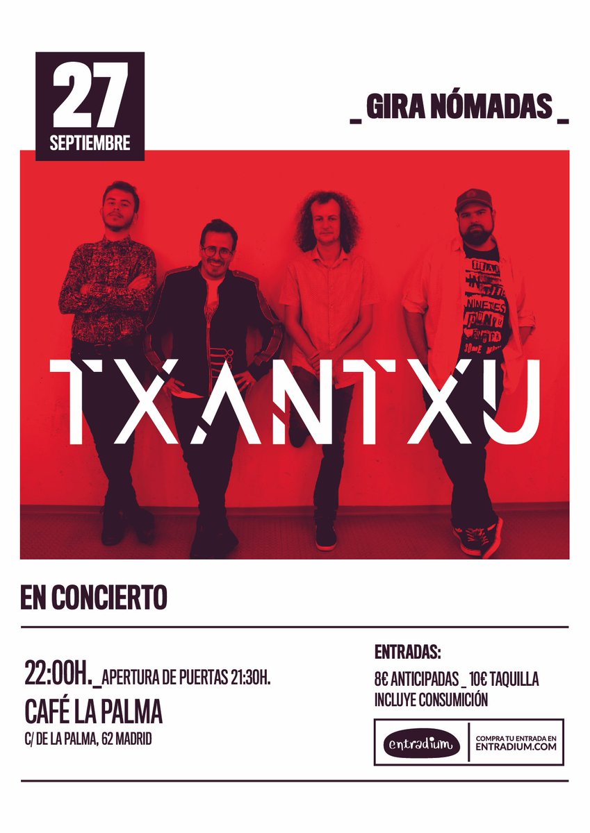 txantxu_txantxu's tweet photo. 53 días. Madrid.
.
.
.
.
.
.
.
.
#goodnight #buenasnoches #soynomada #newmusic #newtalent #madridmusic #madrid #cafelapalma #txantxu #concert #conciertosmadrid #demadridalcielo #music #musica #electrics #voice #singer #singerwriter #share #directo https://t.co/SxqtFyU1vu