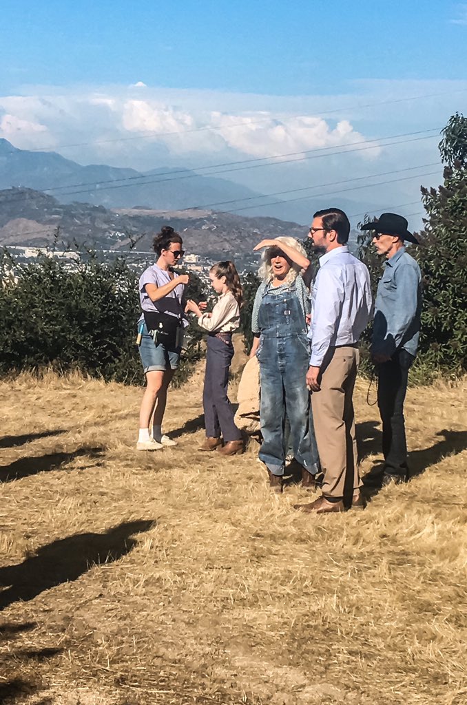 On top of the mountain. <a href="/unicorn_movie/">Death of a Unicorn</a> @UniversalEnt <a href="/jonlajoiecomedy/">Official Jon Lajoie</a> #chloewebb #jongries