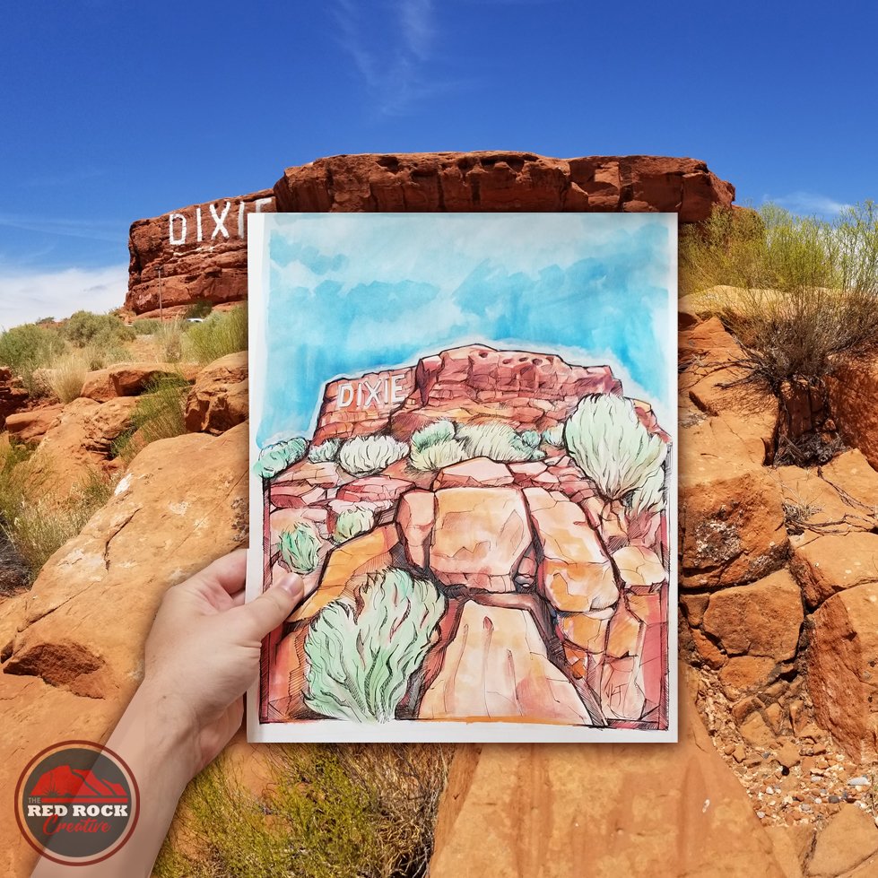 FaceHeadStudios's tweet photo. A St. George Icon... #DixieRock....thought I'd like to do some new stuff and thought it was a fun place to start.
DM me if you are interested in a 11x14 Print!
#redrocks #colorcountry #RedRock #AtoZion #southernutah #stgeorgeutah https://t.co/kmrojzJCwt