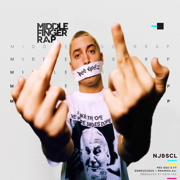 PeeGeezOficial's tweet photo. Did you hear "Middle Finger Rap" by #Peegeez feat. @CONFUCIOUS10
&amp; @RhamsisALi ? Find it at All Digital Platforms!!! https://t.co/Y85VMLkXME