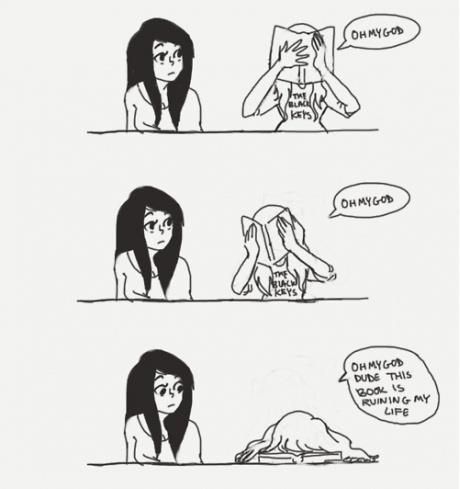 DeMontfortLit's tweet photo. How we look to everyone else!
.
.
#ruiningmylife #mybook #outsiders
#readersofinstagram #readers #bookish #booklover #bookstagram #bookworm https://t.co/PGsxqxh6er