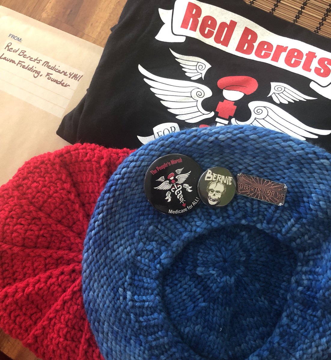 <a href="/shansen614/">Sarah #Craftivism 🍎</a> <a href="/RoseAnnDeMoro/">RoseAnn DeMoro</a> <a href="/VoteNoGMO/">Fran⚕️SylviasDaughter⚕️#M4A 💚#BDS 🇵🇸</a> <a href="/dnauerbach13/">#GreenNewDealAlwaysBernie🌹🏴󠁧󠁢󠁷󠁬󠁳󠁿</a> <a href="/kymountainwoman/">Lightnin Riddle's Mamaw</a> @50linesonly <a href="/scapelliti/">Scap - Jew for independent Gaza/West Bank</a> <a href="/ninaturner/">Nina Turner</a> <a href="/BernieSanders/">Bernie Sanders</a> <a href="/WoobieTuesday/">General Strike FFS</a> <a href="/bern_identity/">The BERN Identity</a> @Heretic_Sue Oh Nina. Nina Nina Nina. How I love you. Do you know I went to the post office just a bit ago, with <a href="/Carlene_Meyers/">Nurse Carlene ☤ with RedBerets🧶&WholeWashington🍎</a>❤️

And we mailed out six #RedBerets packages!

I told the woman (good vibe), that I had mailed one for you &amp; you put one on for a picture!

It made her day—genuine!