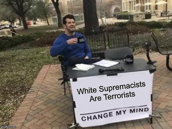 They’ve been avoiding #WhiteSupremacistTerrorists in the #DemocraticDebate NOW everybody wants to talk about it. Let’s talk.