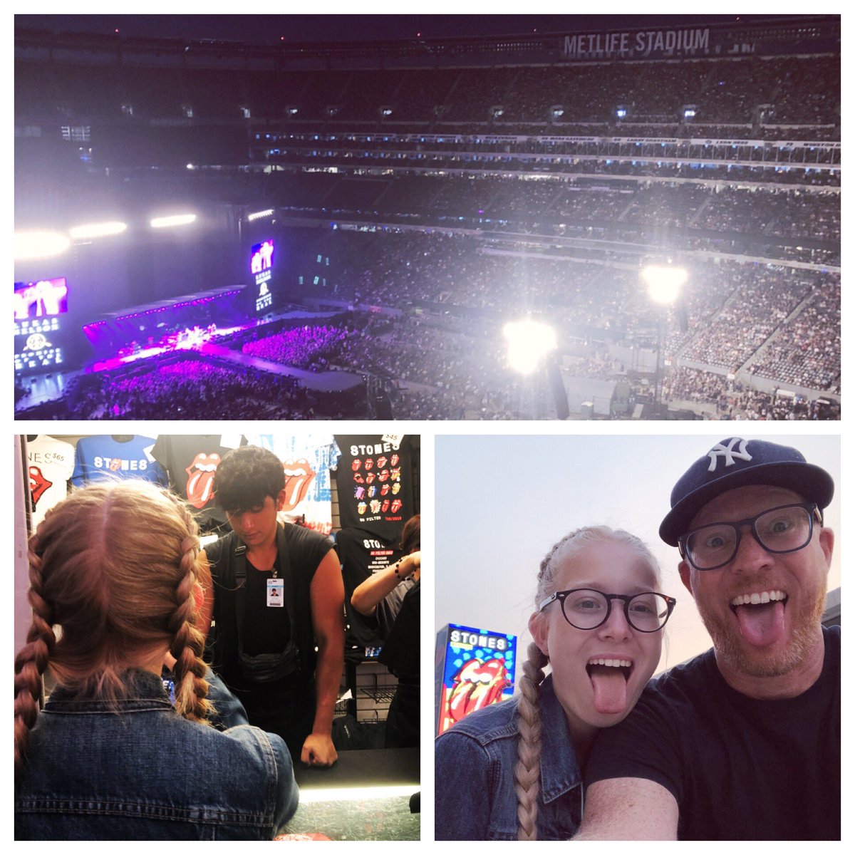 DHessDelco's tweet photo. Hey Mick, we are looking for some satisfaction tonight! @MetLifeStadium #TheRollingStones #TheGreatestRockNRollBandEver! https://t.co/eZiS8iaBoo
