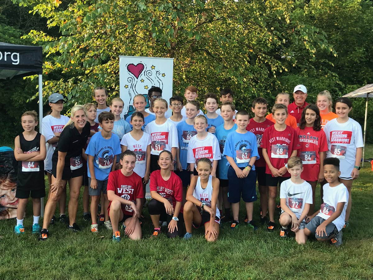 Marnel C. Moorman &amp; Shelby West Middle’s Cross Country teams supported The Dream Factory Saturday, August 3rd. The teams ran 4 miles! So proud of the Spartans, Warriors, and coaches! ⁦@ShelbyWMS⁩ ⁦<a href="/shelbycountysch/">Shelby Co Schools Ky</a>⁩