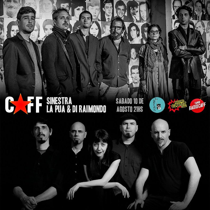 Siniestratango's tweet photo. Este Sábado 10/8 antes de la veda, super puntual. 
Siniestra / La Púa &amp; Di Raimondo

Anticipadas:
https://t.co/Fz2QlxWbdK

Les esperamos!
@radiocaff @CAFFierro @CuartetoLaPua https://t.co/7I7vQ6V3KL
