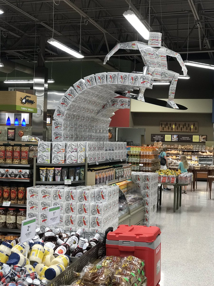 BrianGomer01's tweet photo. You can't come to the OBX without riding the tsunami here at @Publix in Kill Devil Hills, NC with @WhiteClaw.  #coastalstateofmind #whiteclaw #OBX #Gomersdisplays https://t.co/RDS23YVGbq