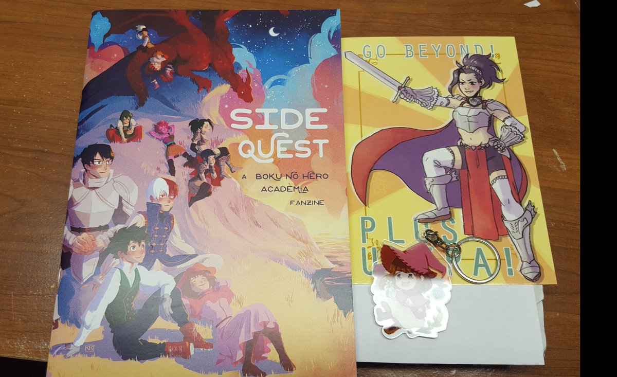 Just got my <a href="/BNHAQuestZine/">BNHA Side Quest Zine ✨ Project Complete</a> today! Can't wait to look through it and see all the amazing work!