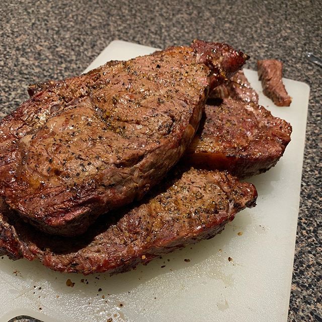 draejones's tweet photo. It’s ribeye Monday!! #traeger #DinnerTime #Family #InstantNap https://t.co/xHlNglx4gS https://t.co/Px6ibOoMMy