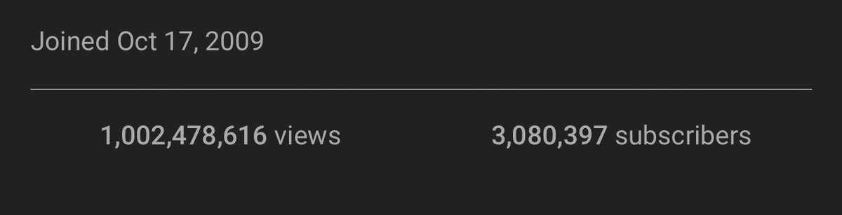 Jev's tweet photo. Thanks for 1 BILLION views.
That's beyond fucked, thank you. https://t.co/Rboj05kj7D