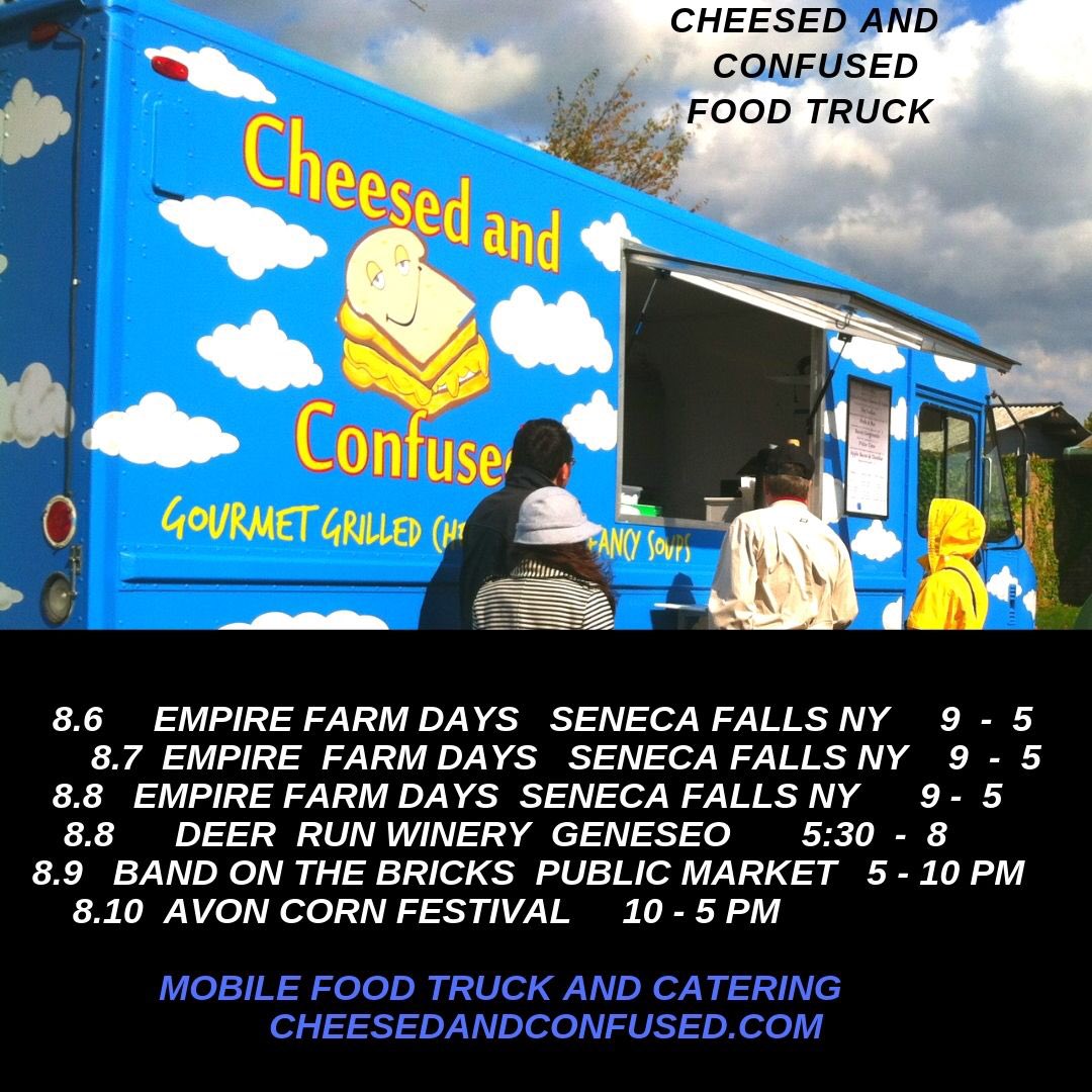CheesedConfused's tweet image. Hey friends!! New busy week . Who’s joining us ?? @rocbft #cheesedandconfused #roceats #rocfoodie #grilledcheese