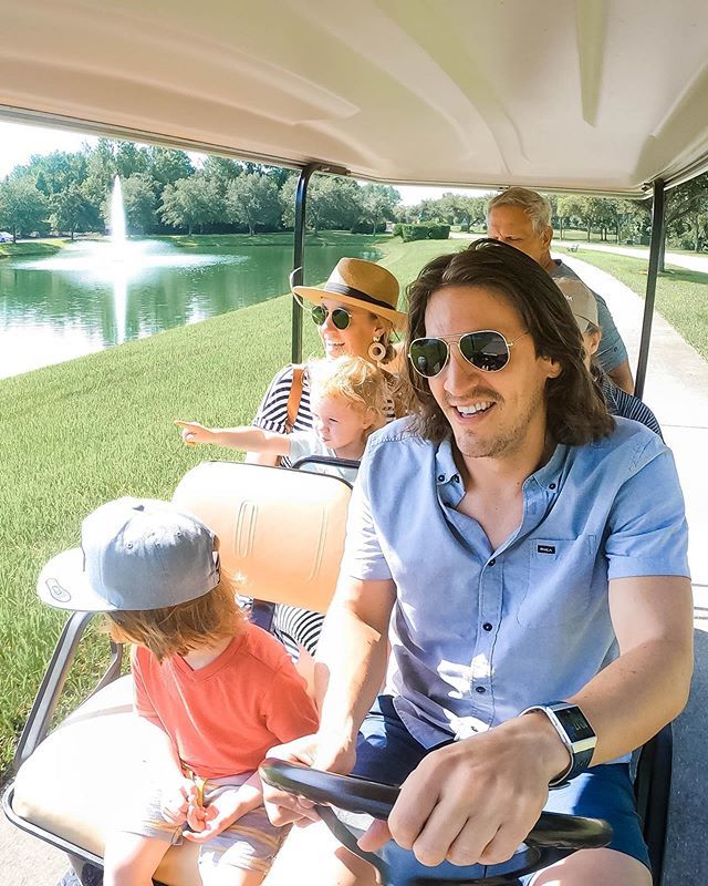 They see me rollin...
We rented a golf cart to help get us into the Florida vibe, and I think it’s working. 
I hope everyone’s having a great week!
• •
• •
#feelthevibe #dadlife #austinblogger #mensfashionstyle #austintx #guyswithlonghair #menswearda… ift.tt/2YJlAPB