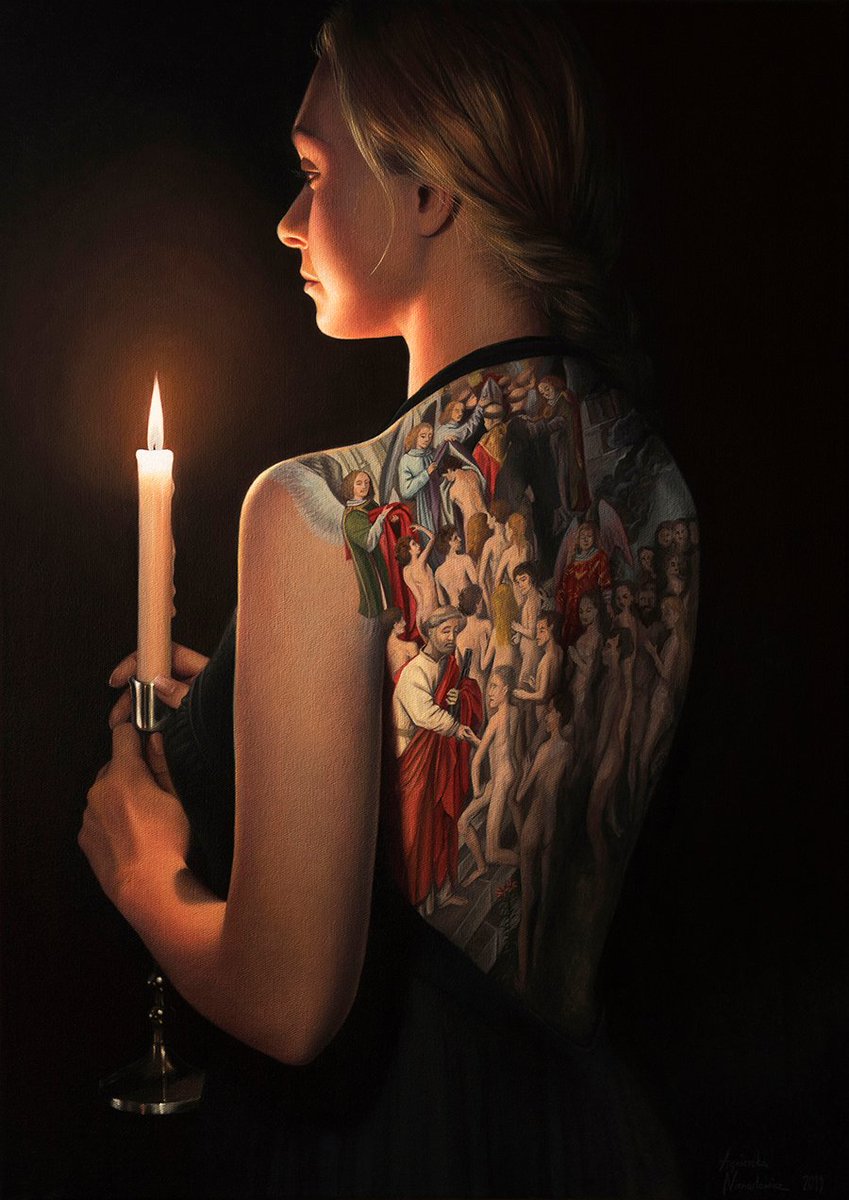 anienartowicz's tweet photo. "The Flame (The Last Judgment)"
70 x 50 cm (27.6 x 19.7 inches), oil on canvas, 2019 https://t.co/Lewb9f3RPe