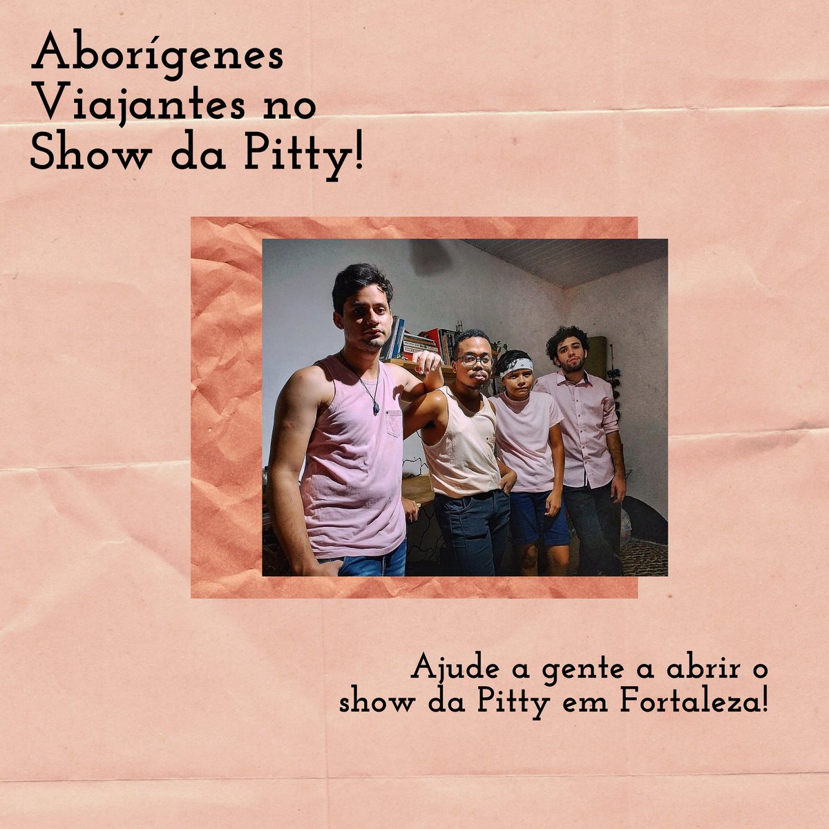 italo_C's tweet photo. E aí, @Pitty e @tonyaiex tudo beleza? Queria deixar aqui a indicação da banda onde eu toco pro #PalcoAberto aqui no #pittyemfortaleza ! 😁
Nós somos o Aborígenes Viajantes e vou deixar aqui o Spotify, pra darem uma sacada
https://t.co/Q9by3sy4Ev
Brigadão! 🥰 https://t.co/2e2fSXi5N0