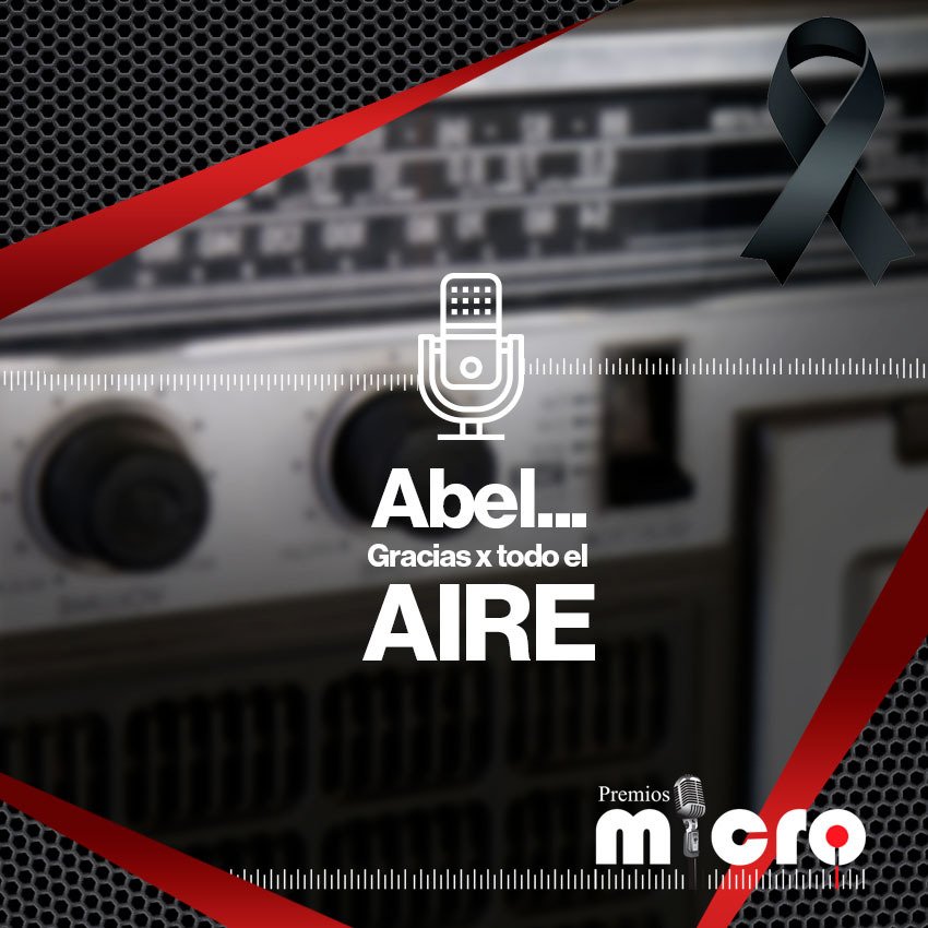 PremiosMicro's tweet photo. Desde premios micro queremos recordar a nuestro gran comunicador que se nos fue hoy Abel Duarte. Un emblema de la radio. Generoso, divertido, muy frontal y de una sensibilidad maravillosa. Brindó oportunidades de trabajo a quienes recién comenzaban el camino de la radio. https://t.co/hl8Khxby5A