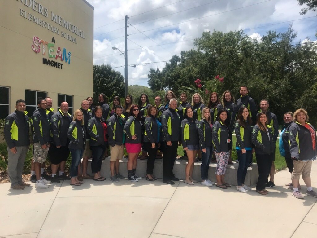 SandersSMES's tweet photo. Entering our 5th year. Celebrating these innovating Stallions and their 5 year commitment to Sanders Memorial! We are privileged to work with a hardworking staff that are committed to 21st century student learning. TY for your dedication and commitment to our school. #sweetjacket https://t.co/HH5zSD9ZGM