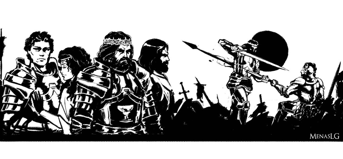 The legend of king Arthur, commission for @andrewcdysart 