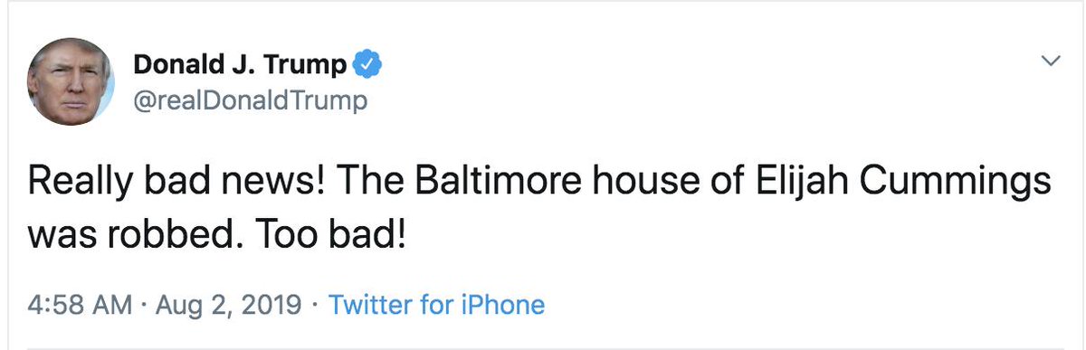 Home8Alarm's tweet photo. Oh no @RepCummings's house was robbed. #ShouldHadHome8 #MoreSecurity4Less https://t.co/uDTZQDE23J