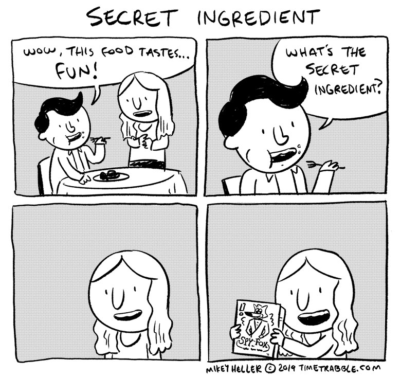 i drew a comic about the secret ingredient 